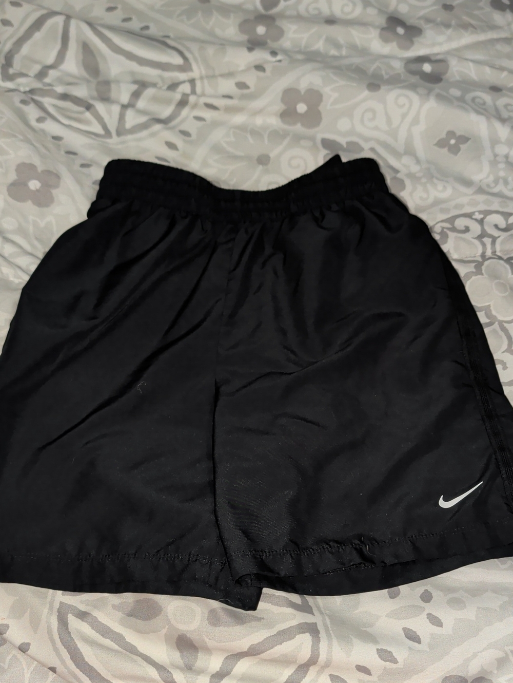 Nike Boy's Black Dri Fit Athletic Shorts